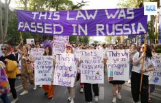 ქალები ვირჩევთ ევროპას- რუსული კანონის წინააღმდეგ ქალთა მარში მოეწყო