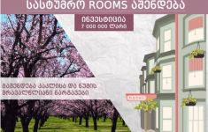  საგარეჯოში სასტუმრო "Rooms“ აშენდება